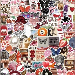 80pc Y2K Stickers Pack - Aesthetic Cool Trendy - Mystery Surprise Bundle!